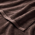 2pk Organic Hand Towel Brown - Casaluna