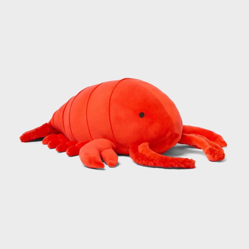 Lobster Weighted Plush Kids' Throw Pillow Red - Pillowfort