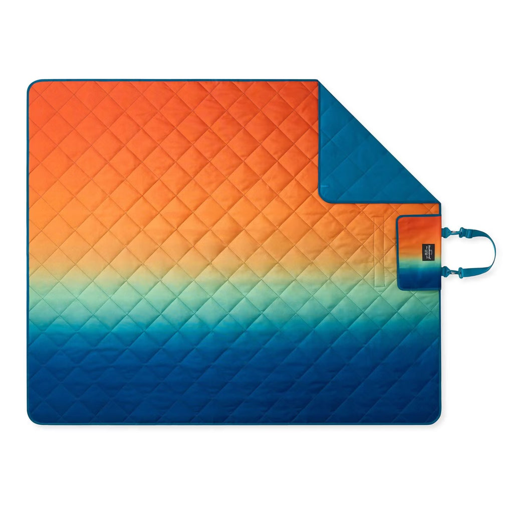 Weatherproof Vintage Throw Blanket Orange/Navy