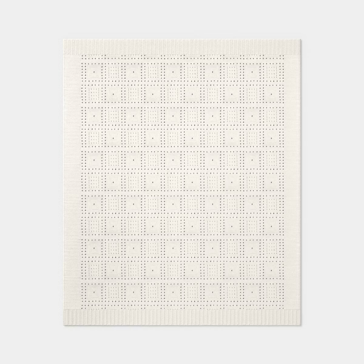Knit Throw Blanket Ivory - Threshold