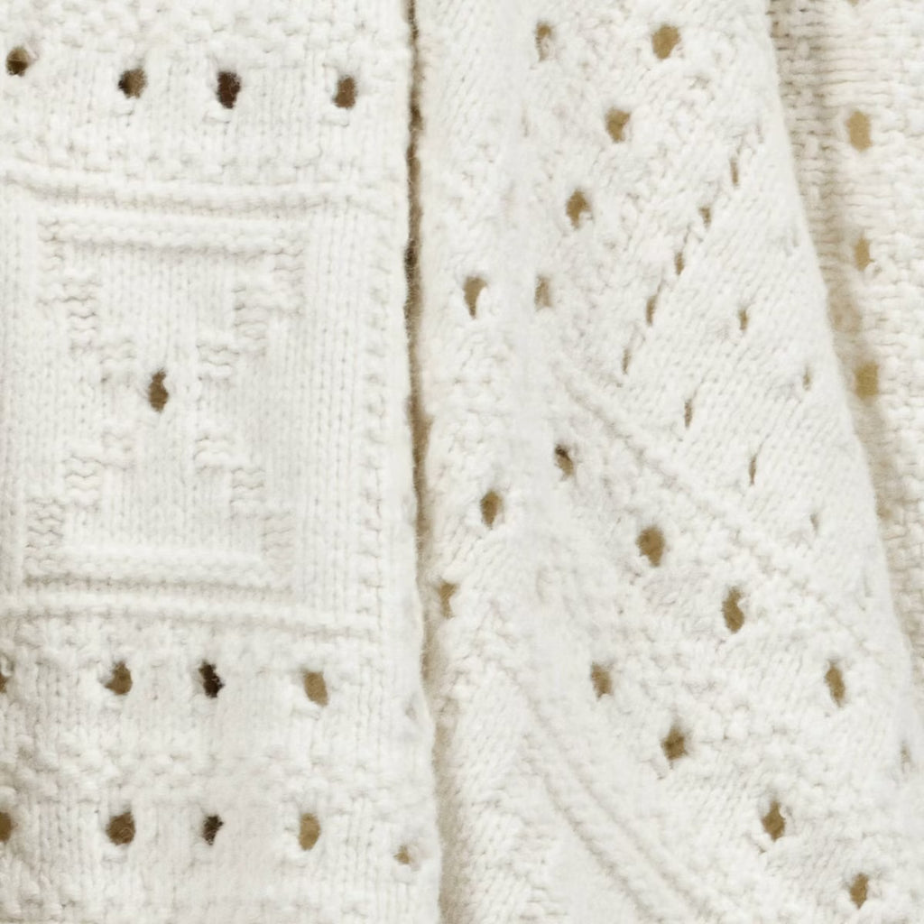 Knit Throw Blanket Ivory - Threshold