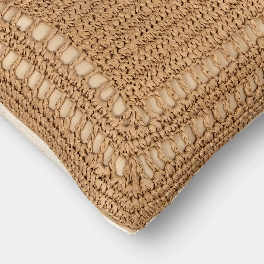 Lumbar Palm Weave Pillow - Threshold