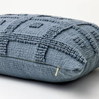 Tufted Geo Lumbar Throw Pillow Steel - Threshold designed with Studio McGee