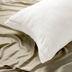 European Flax Linen Body Pillow Cover White - Casaluna