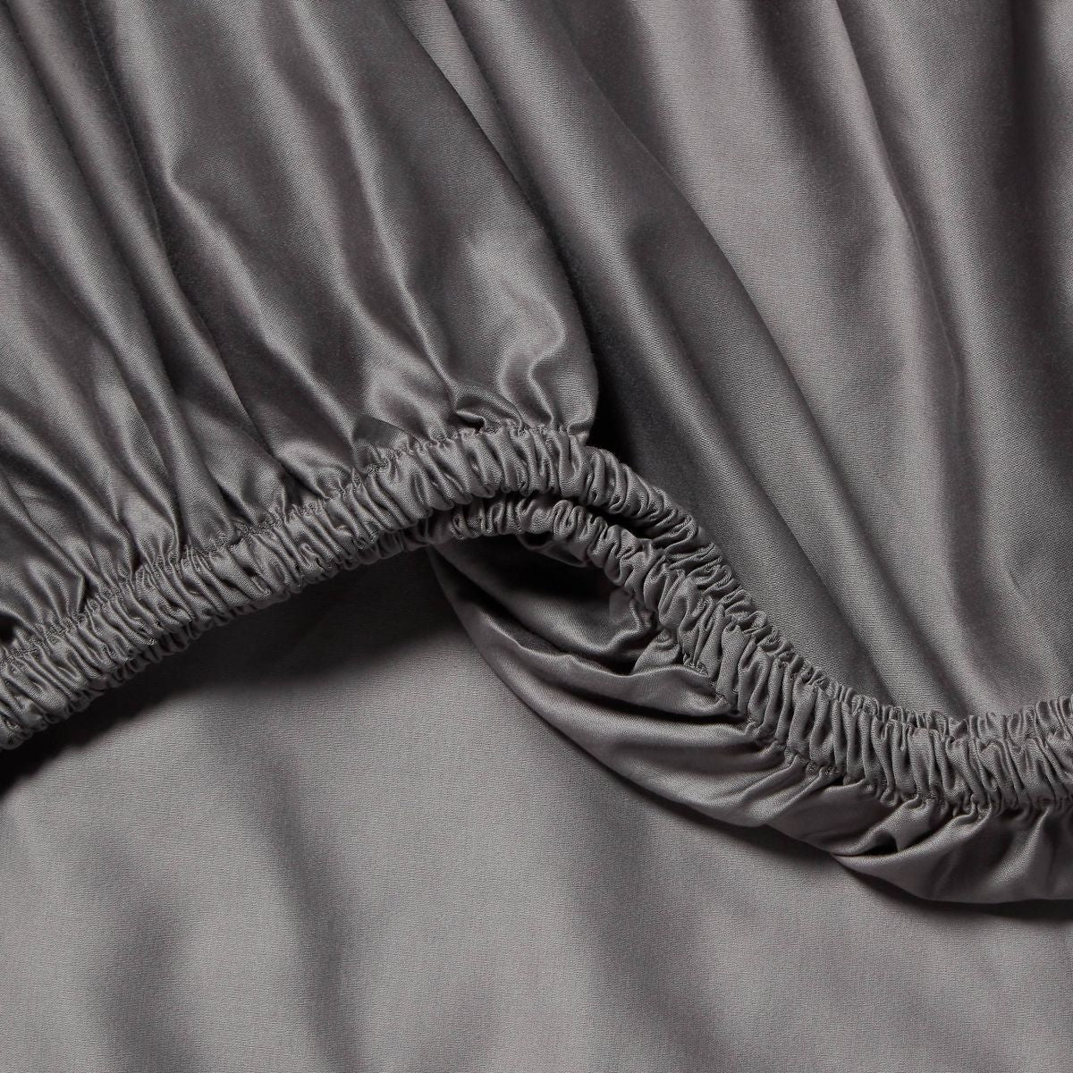 Full 400 Thread Count Performance Fitted Sheet Dark Gray - Threshold