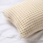 Waffle Body Pillow Cover Natural - Casaluna