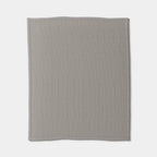 Chenille Knit Throw Blanket with Faux Shearling Reverse Gray - Threshold