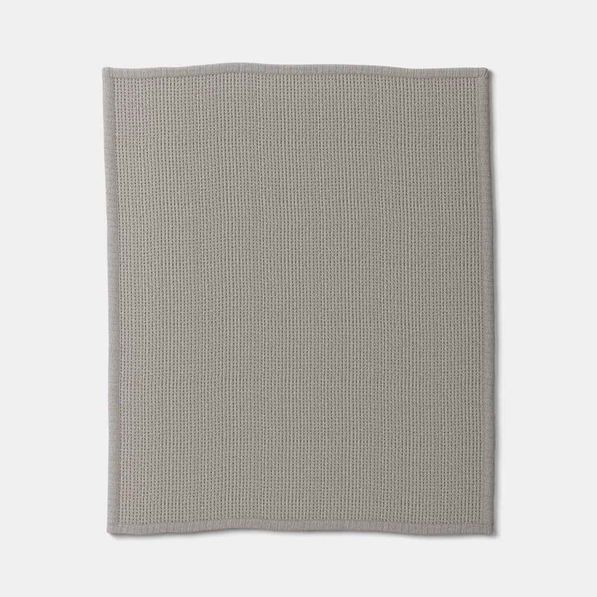 Chenille Knit Throw Blanket with Faux Shearling Reverse Gray - Threshold