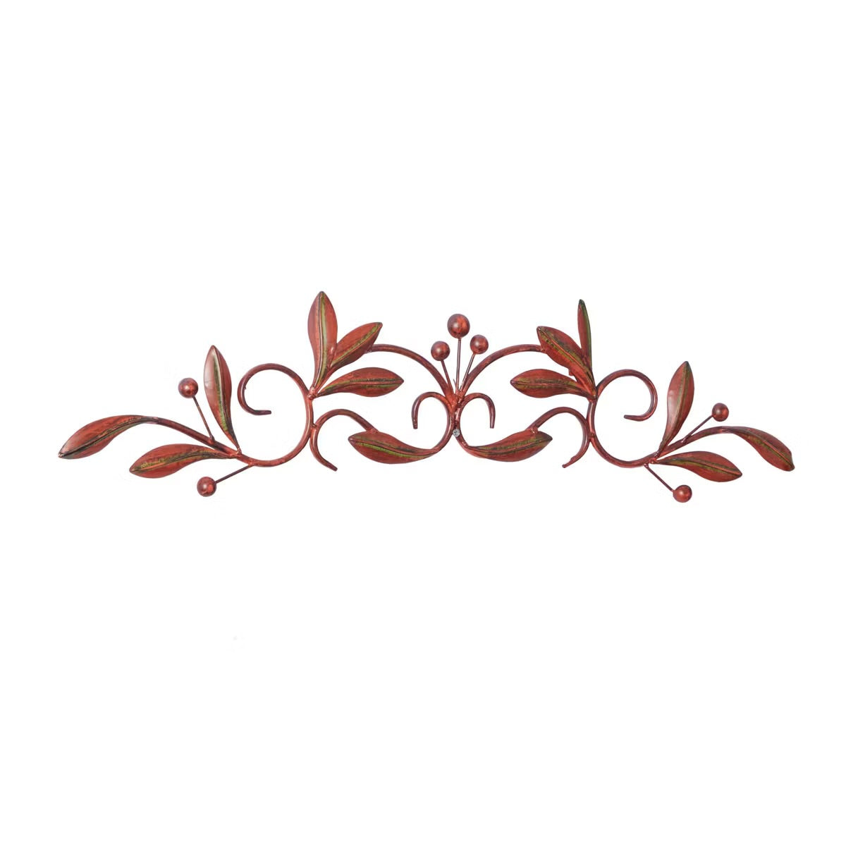 Metal Leaf Wall Decor Brown - Olivia & May