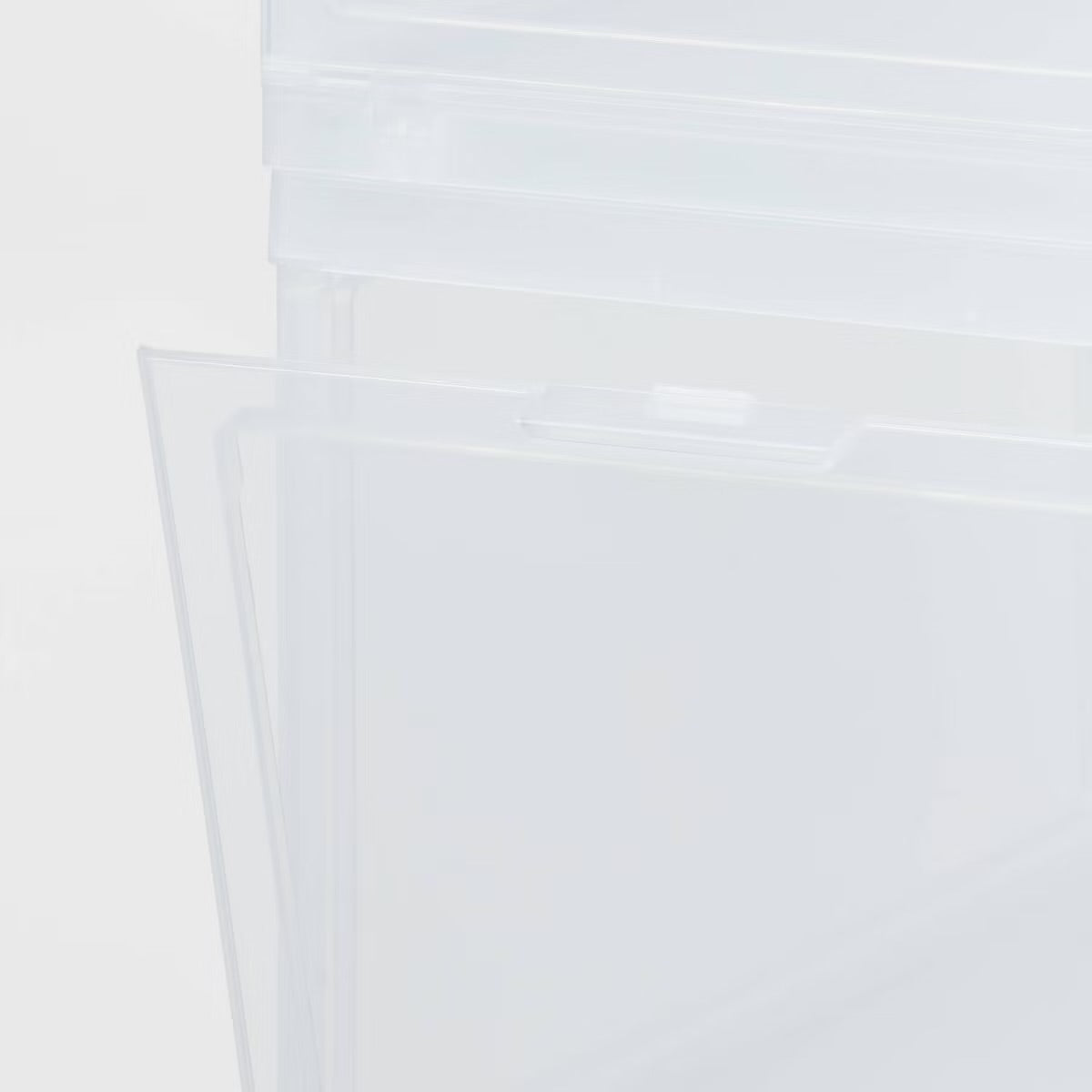 Stackable Small Bin Front Opening Clear - Brightroom