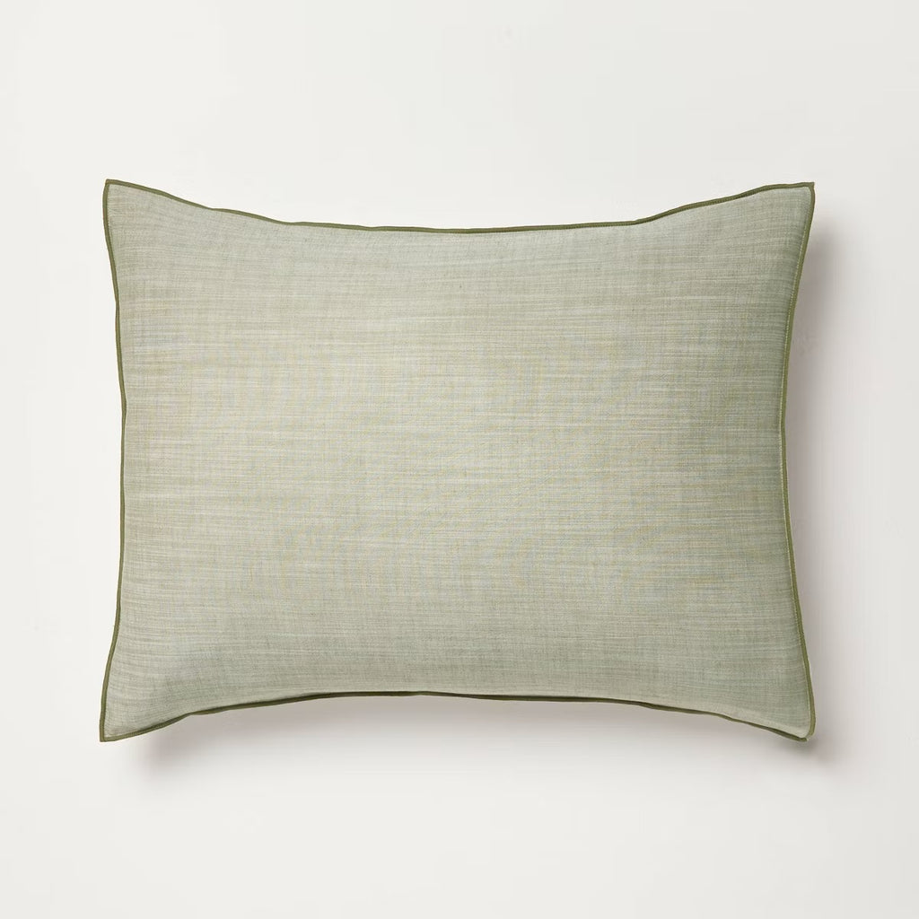 3pc King Reversible Comforter Set Green - Hearth & Hand with Magnolia