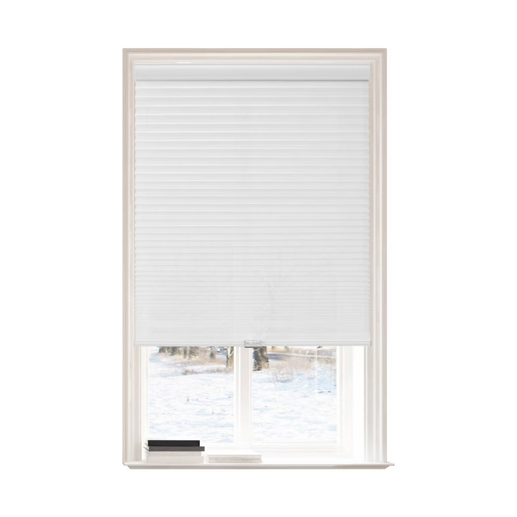 1pc 36"x72" Light Filtering Cordless Cellular POSH Shade White - Lumi Home Furnishings