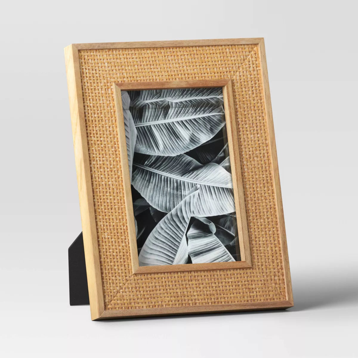 5" x 7" Caning Table Frame Natural - Threshold
