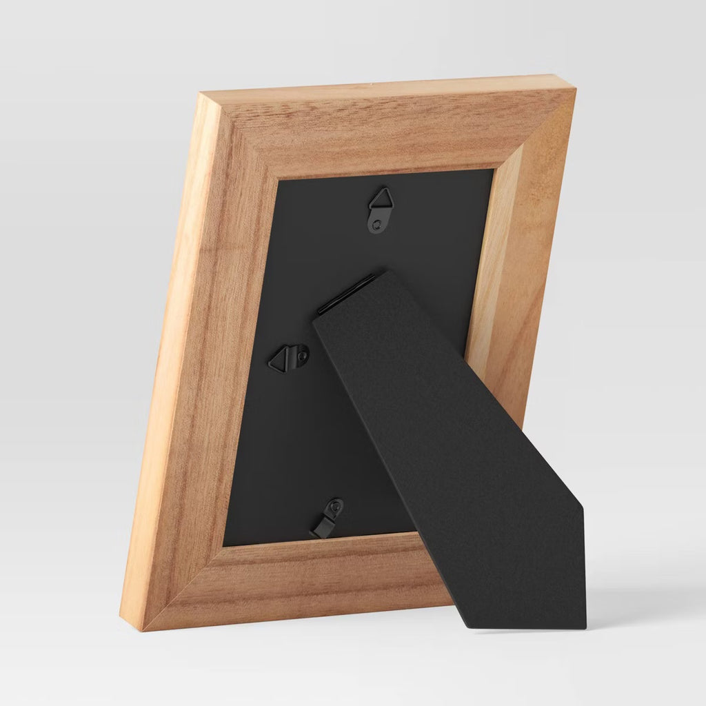 5" x 7" Caning Table Frame Natural - Threshold