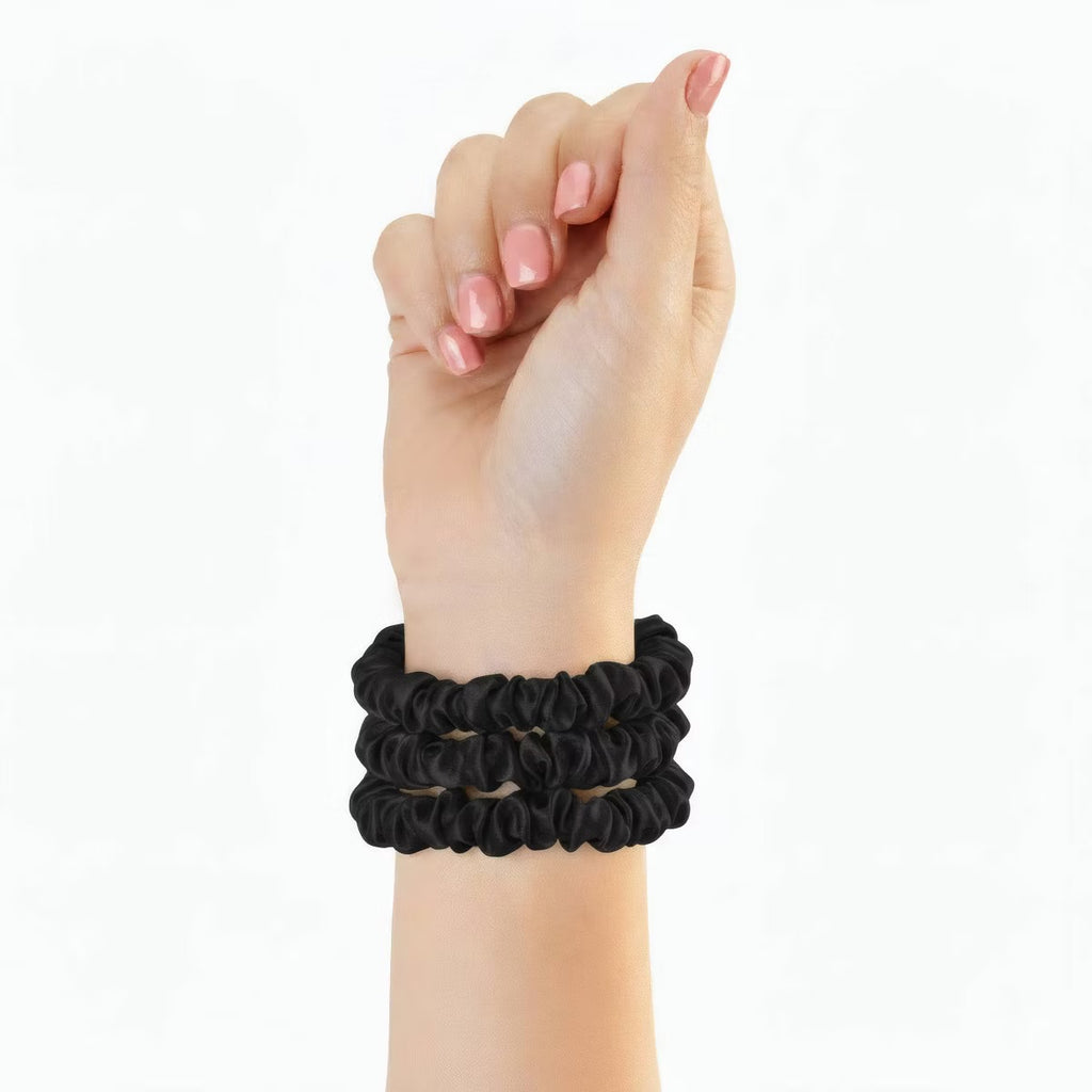 Blissy 6pk Scrunchie Black