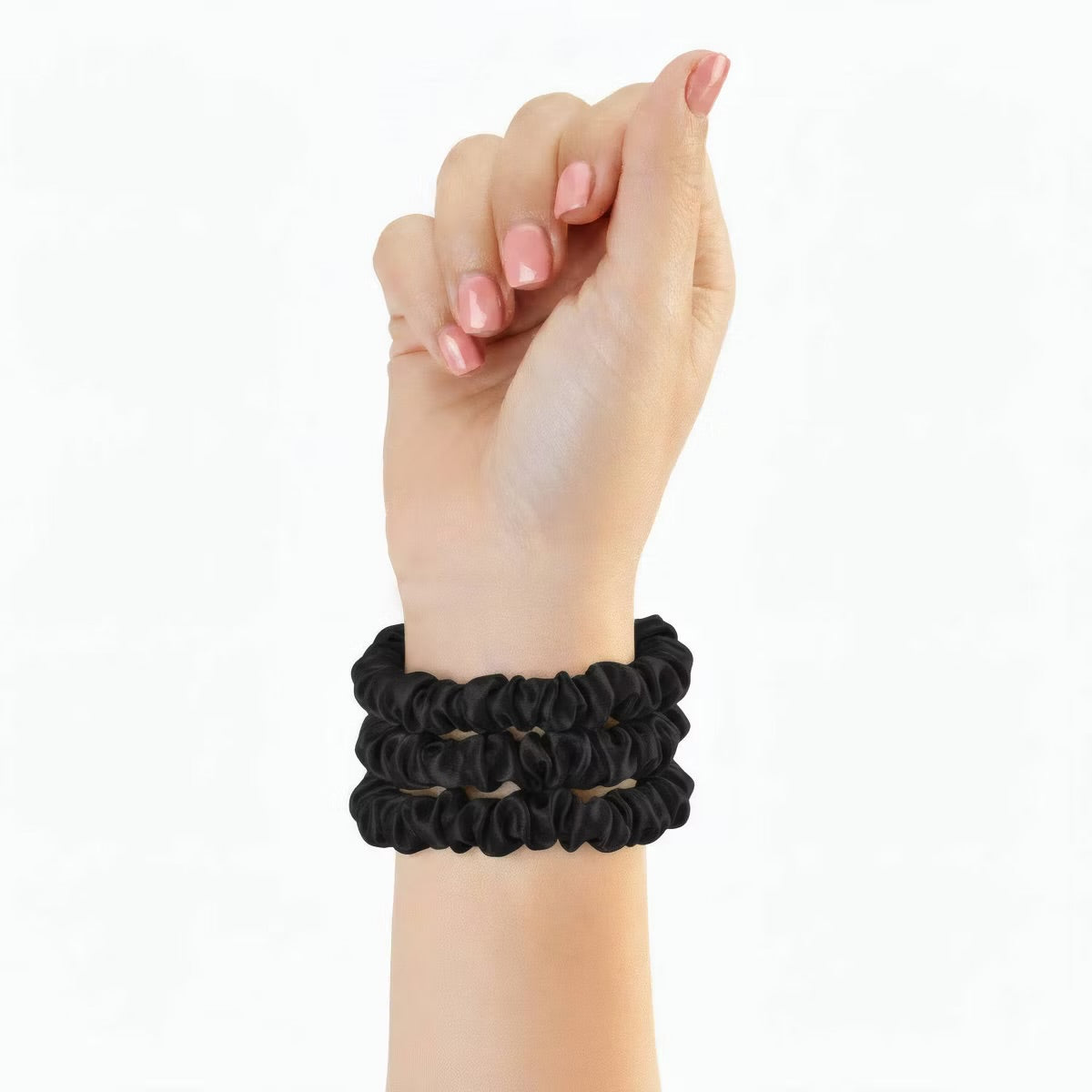 Blissy 6pk Scrunchie Black