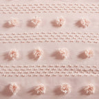 3pc Full/Queen Elise Pom Pom Jacquard Antimicrobia Comforter Set Pink - Intelligent Design