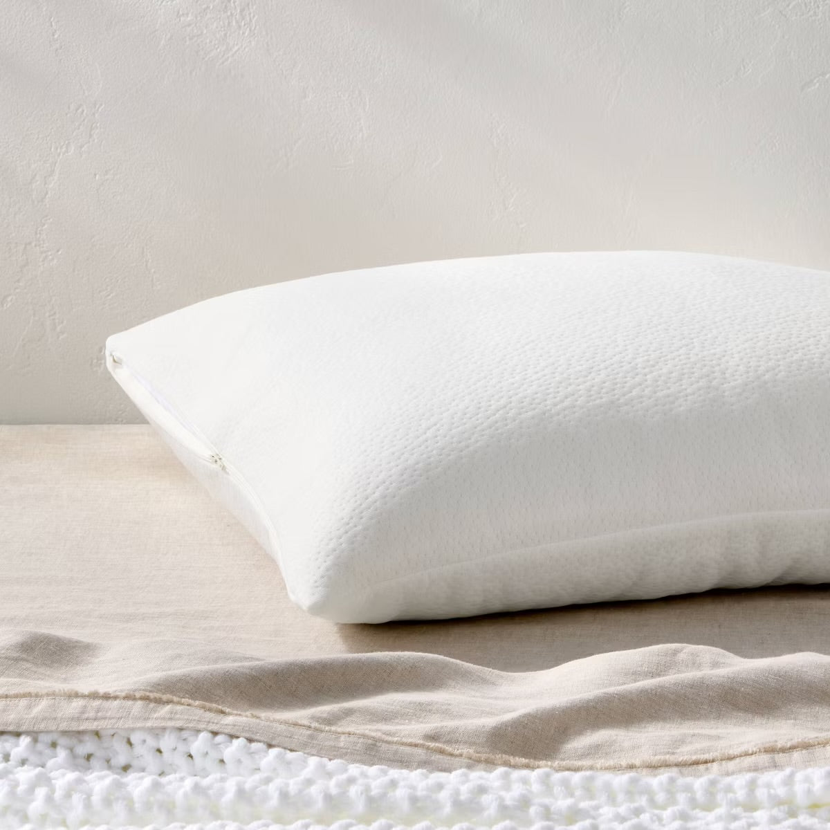 Standard/Queen Medium/Firm Memory Foam & Down Alternative Firm Bed Pillow - Casaluna