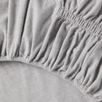 Full Ultra Soft Flannel Sheet Set Eco Melange Gray - Threshold