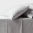 Full Ultra Soft Flannel Sheet Set Eco Melange Gray - Threshold