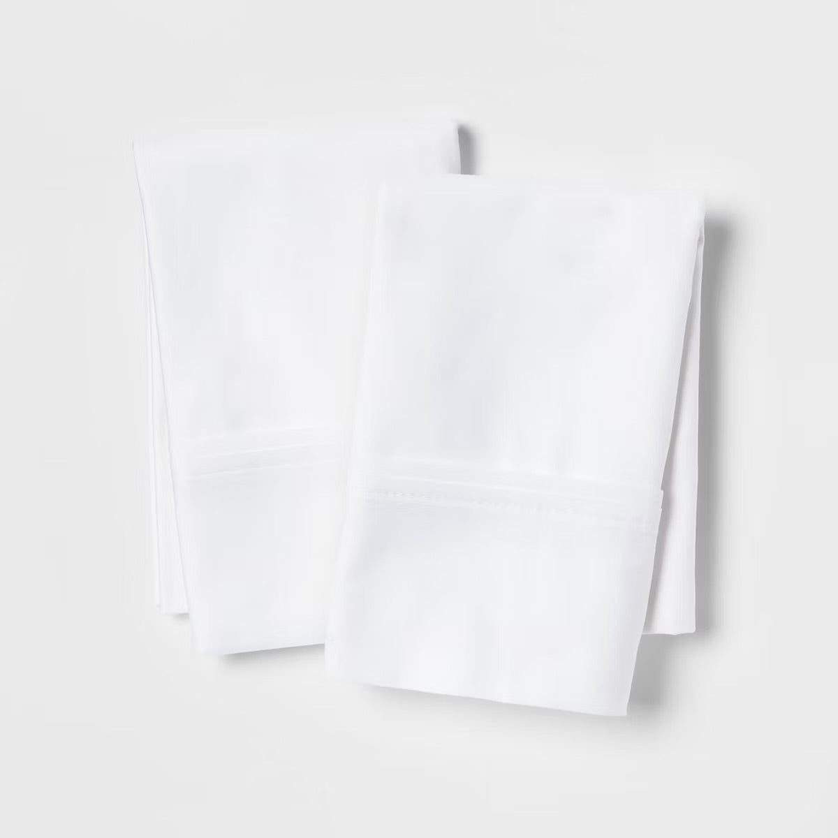 King Solid Performance 400 Thread Count Pillowcase Set White - Threshold Set of 2