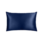 Blissy King 600 Thread Count Silk Pillowcase Navy Blue
