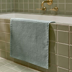 Terry Dot Tub Mat Jade - Parachute