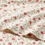 King Ultra Soft Flannel Sheet Set Ivory Floral - Threshold