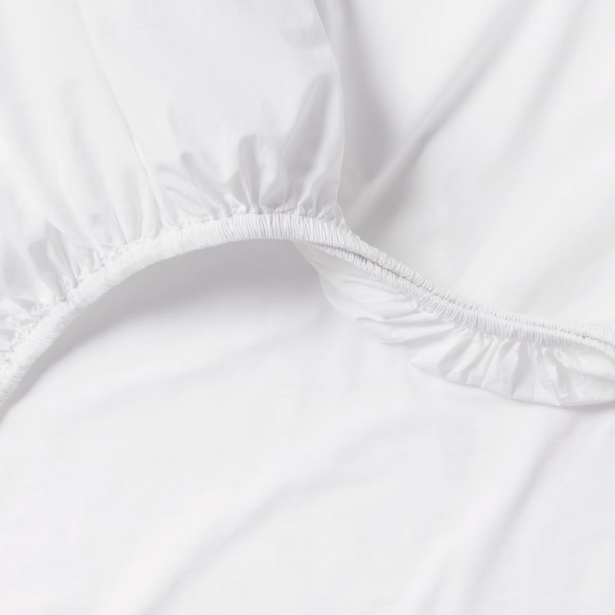 Full 250 Thread Count Organic Percale Sheet Set True White - Threshold
