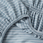 Twin/Twin XL 400 Thread Count Performance Sheet Set Blue Stripe - Threshold