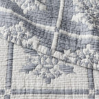 Full/Queen Matelasse Christmas Quilt Set Snowflake - Threshold