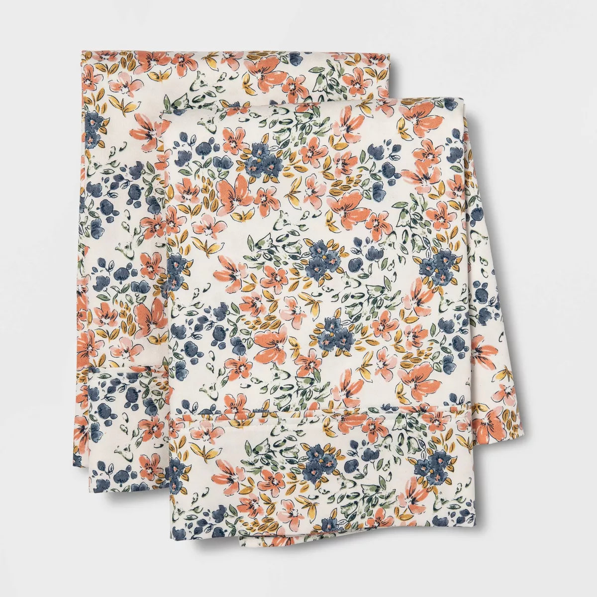 King Printed Performance 400 Thread Count Pillowcase Set Ditsy Floral