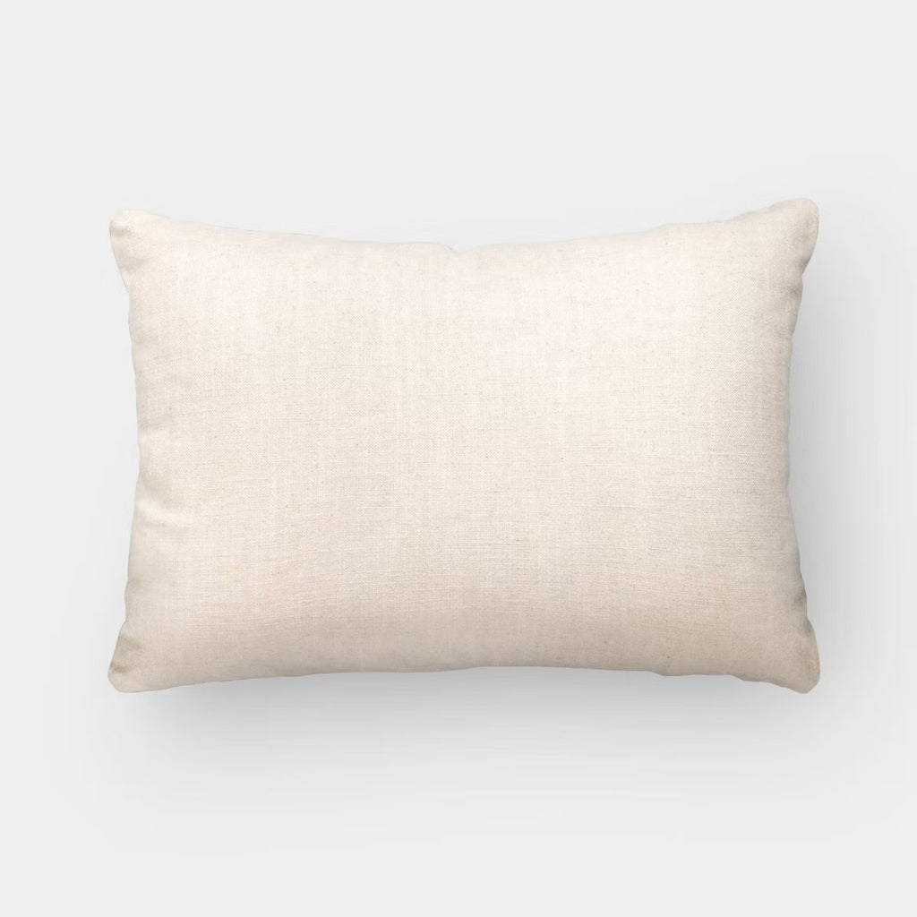 Lumbar Ikat Stripe Indoor Throw Pillow Charcoal/Neutral - Threshold