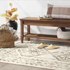 4” x 5’5” Washable Distressed Persian Accent Rug - Threshold