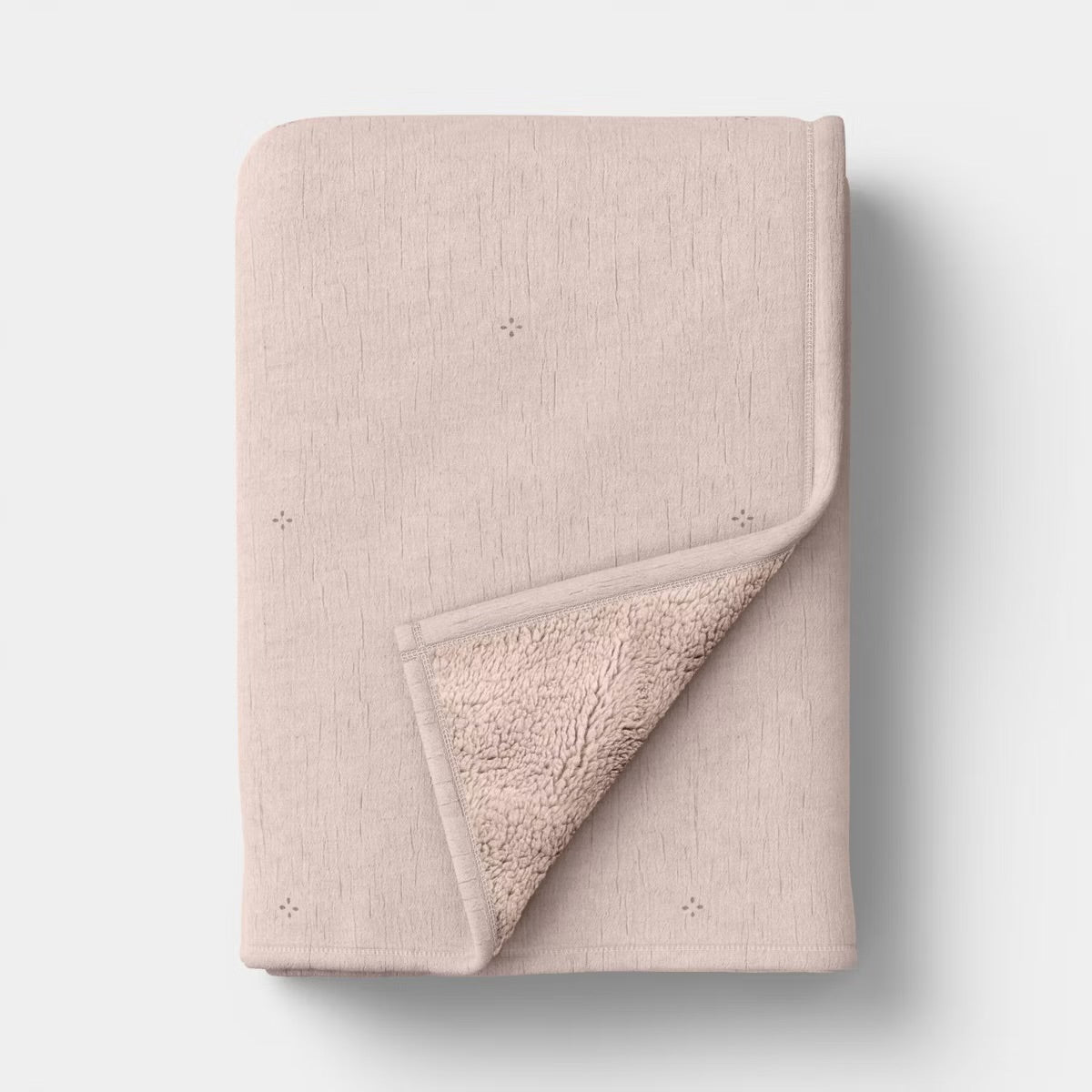 Valentine's Day Gauze Throw with Cozy Reverse Pink - Threshold