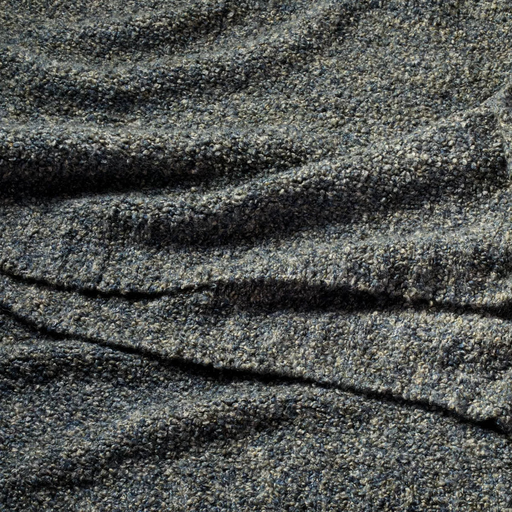 Full/Queen Boucle Blanket Blue/Gray Blend - Casaluna