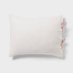 King Yarn Dye Ikat Comforter and Sham Set Ivory/Mauve