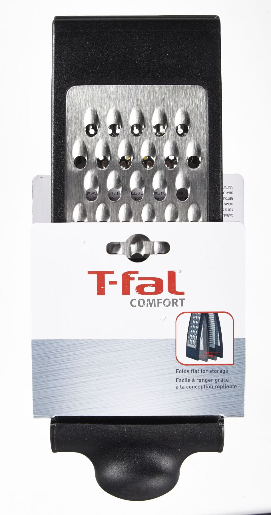 T-fal Folding Grater with Stainless Steel Grating Surface