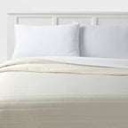 Twin/Twin Extra Long Satin Quilt Ivory - Room Essentials