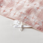 King Yarn Dye Ikat Duvet Cover and Sham Set Ivory/Mauve - Threshold