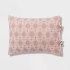 King Yarn Dye Ikat Duvet Cover and Sham Set Ivory/Mauve - Threshold