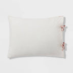 King Yarn Dye Ikat Duvet Cover and Sham Set Ivory/Mauve - Threshold