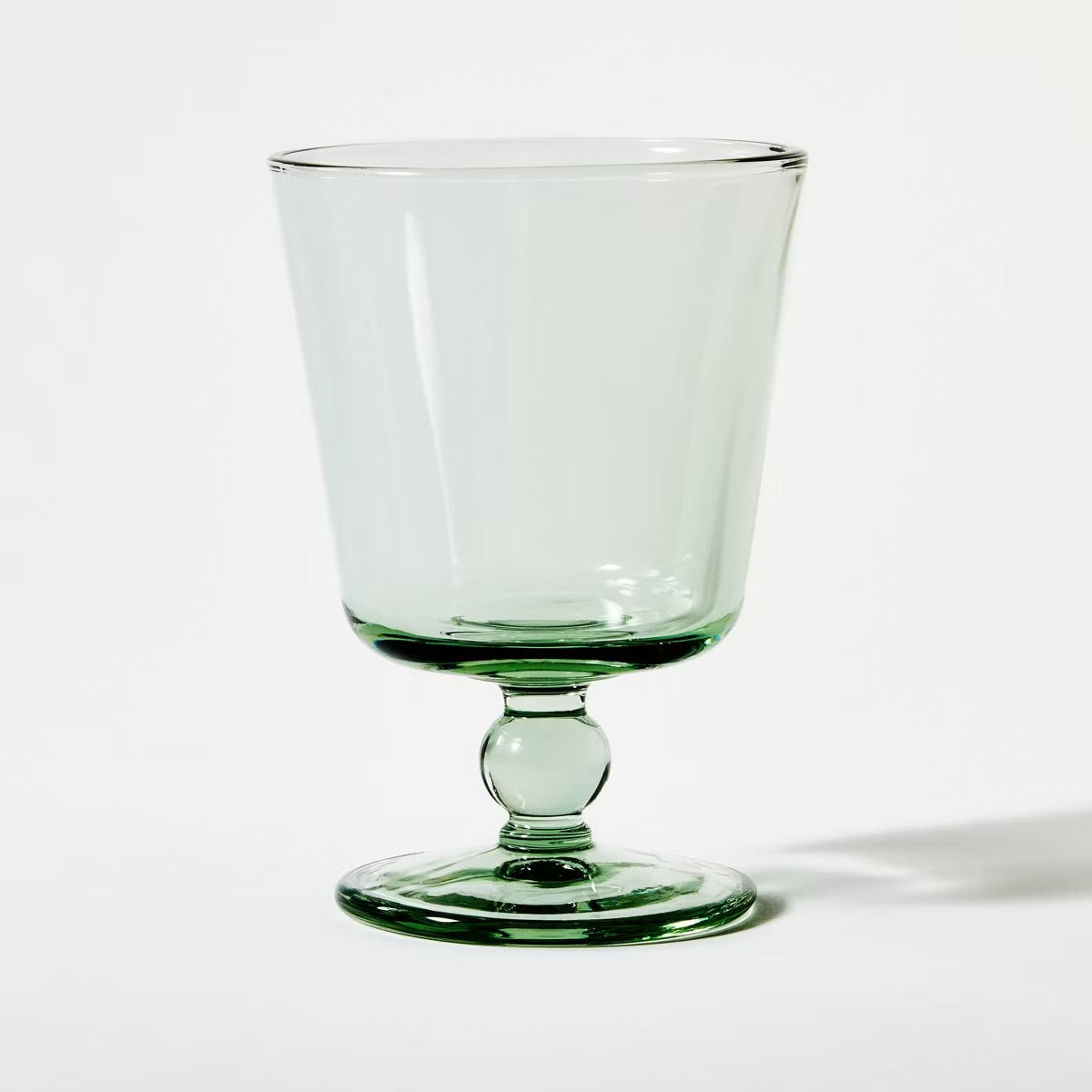 4pc Glass Drinkware Set Green