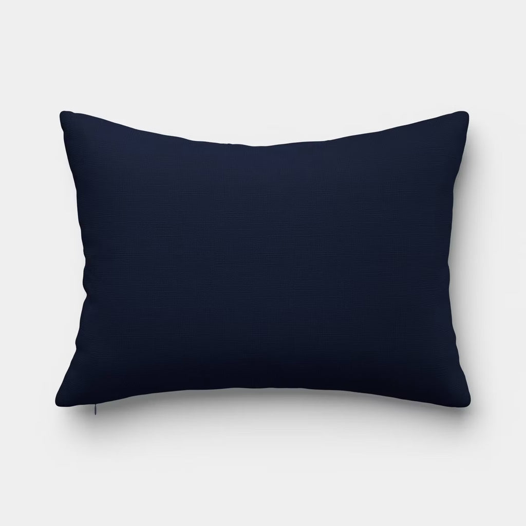 Embellished Shell Navy Lumbar Pillow - Threshold designed with Studio McGee