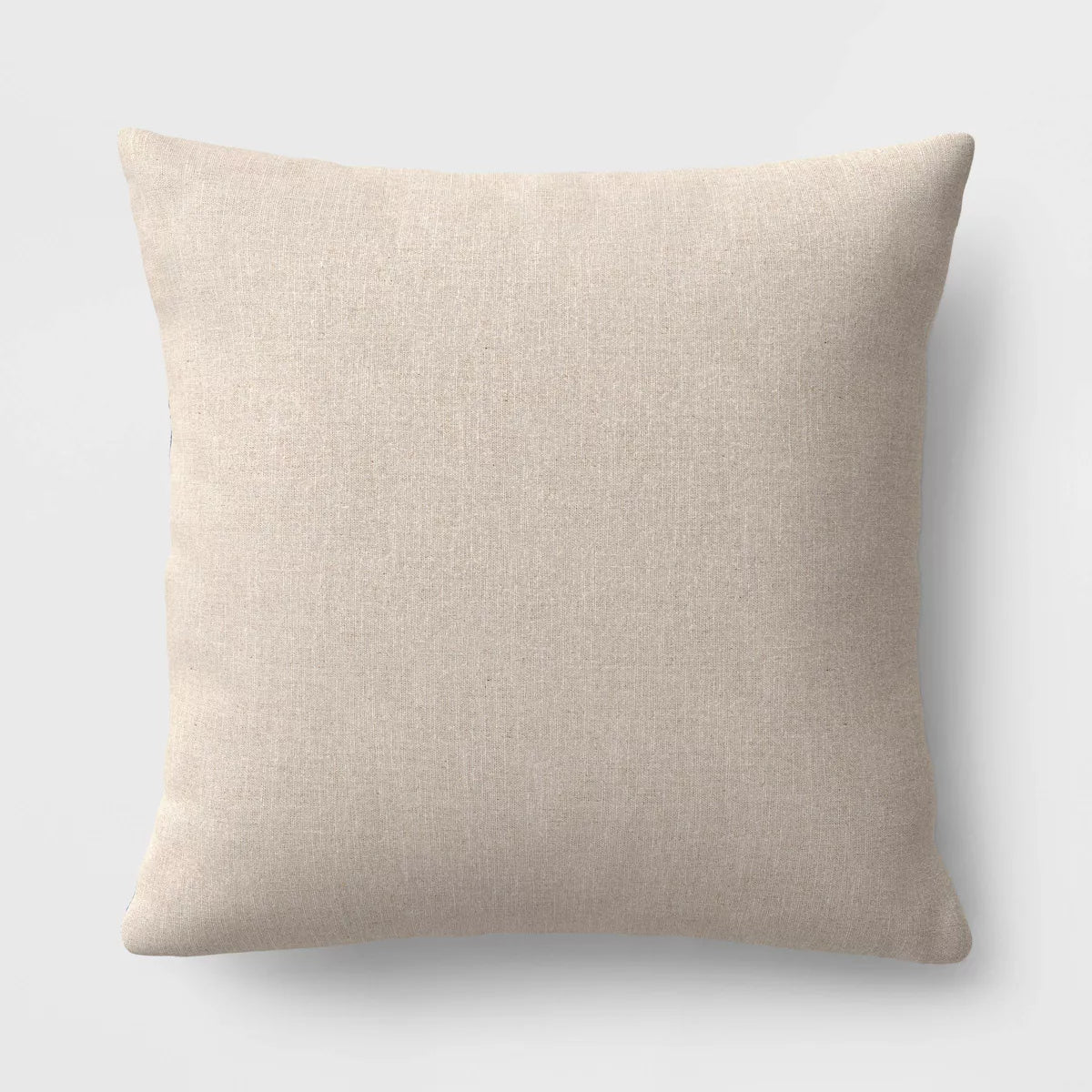 Oversized Square Cotton Boucle Reversible Throw Pillow with Linen Blue - Threshold