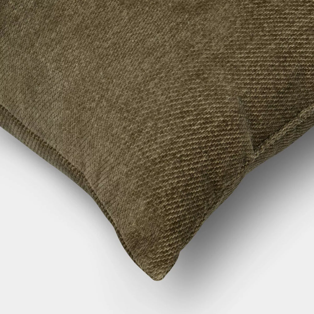 2pk Square Chenille Pillows Green - Threshold