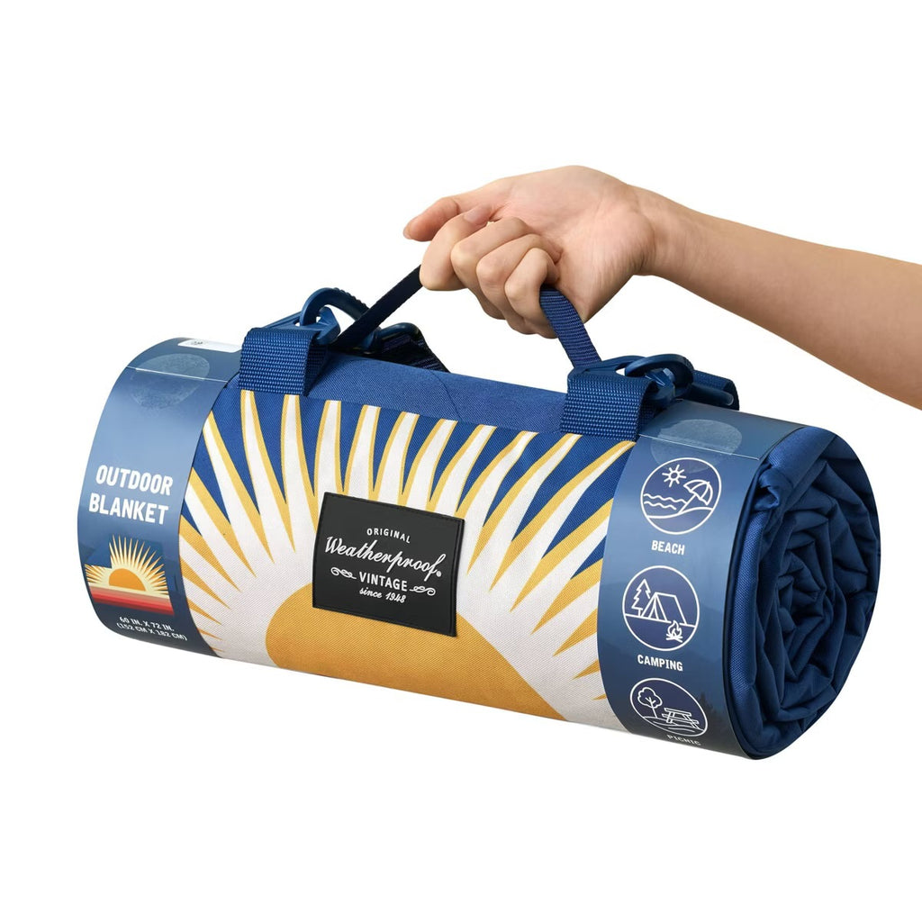 Weatherproof Vintage Sun Throw Blanket