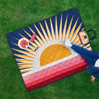 Weatherproof Vintage Sun Throw Blanket