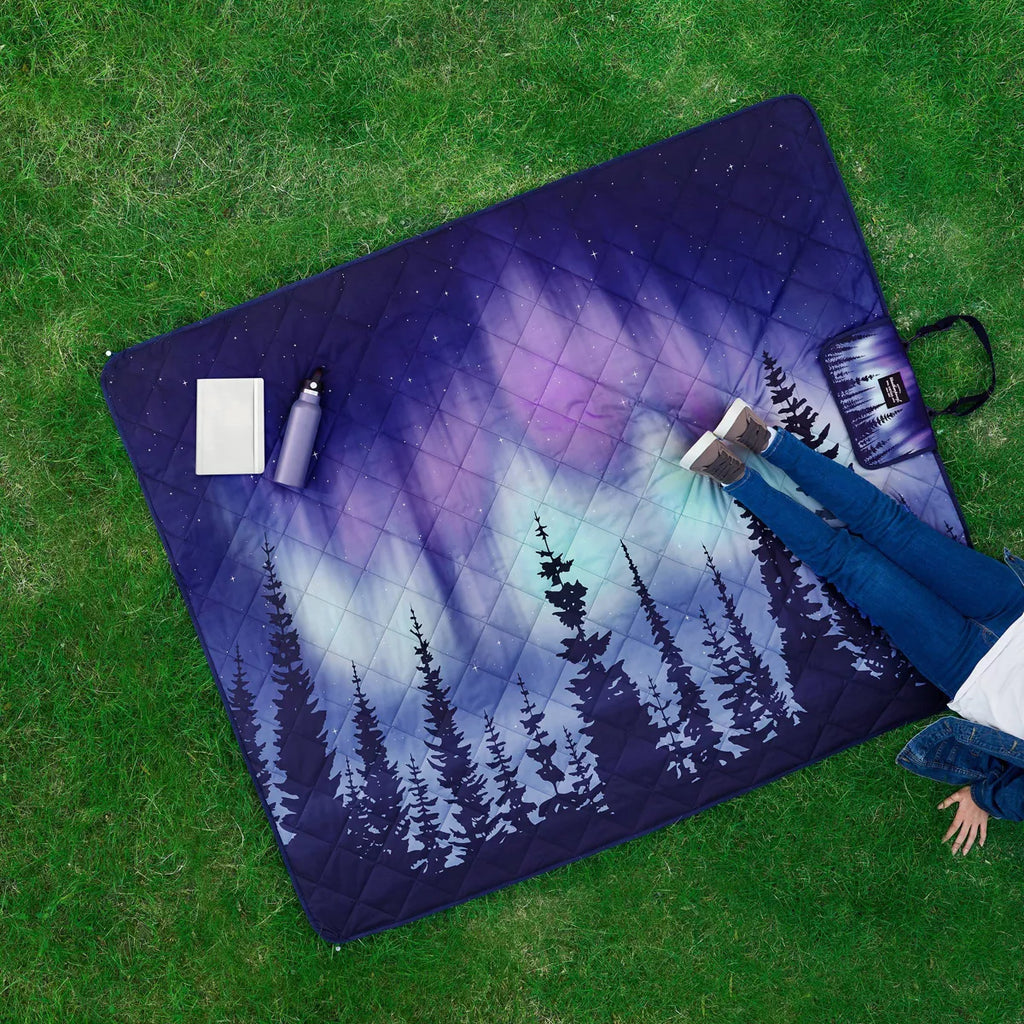 Weatherproof Vintage Botanical Forest Throw Blanket