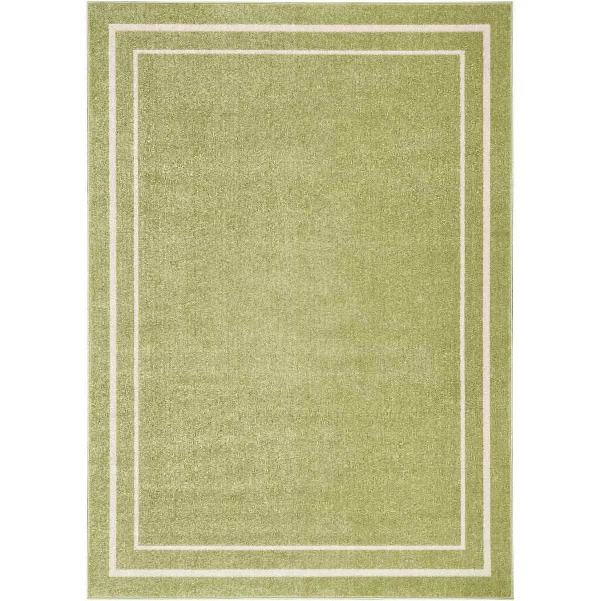 6 x 9 Nourison Essentials Bordered Indoor/Outdoor Area Rug